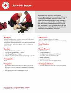 (BSN 2024 Cohort) Basic Life Support (BLS) & N95 Fit Test Combo