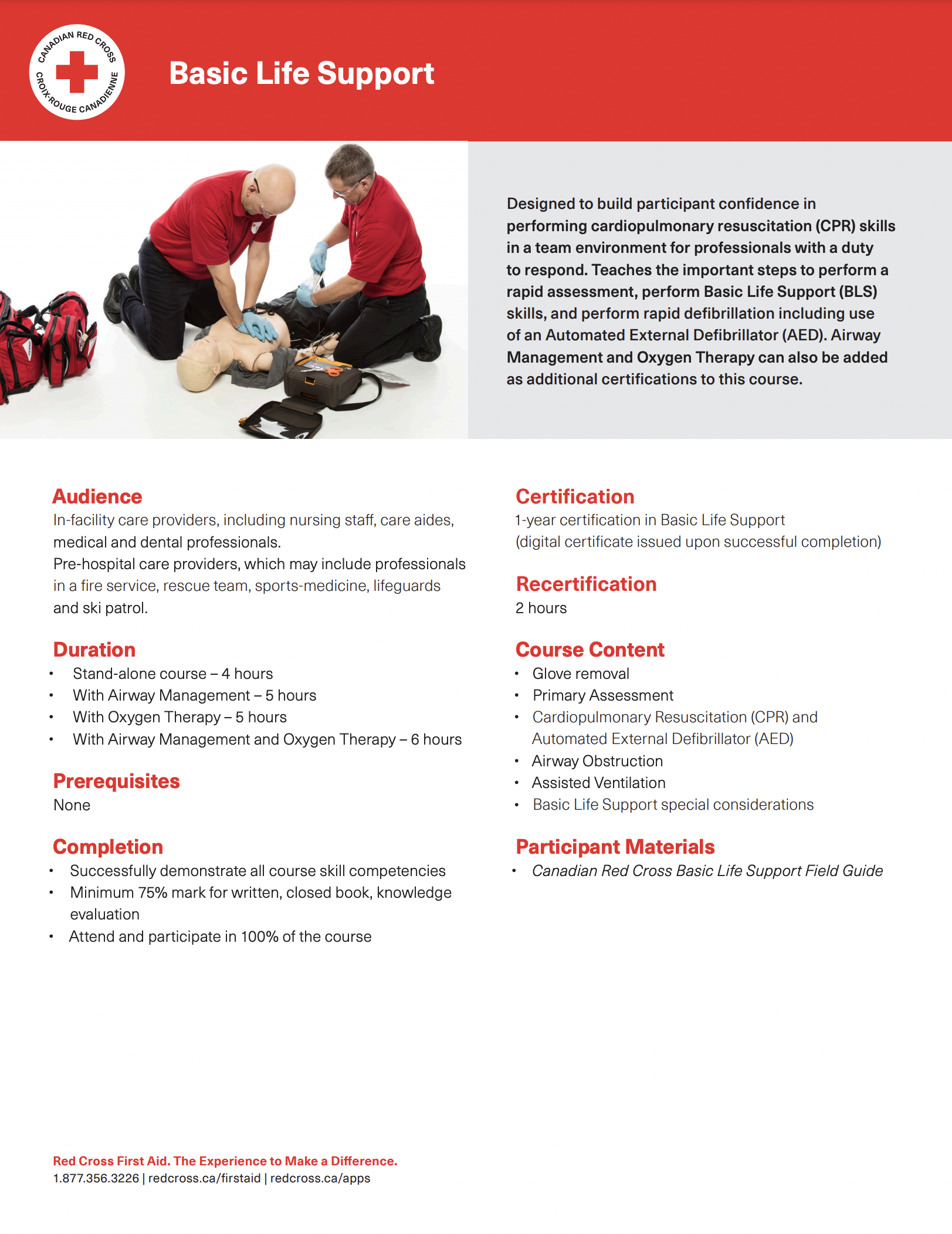 Basic Life Support (BLS) (HCP) Vida First Aid