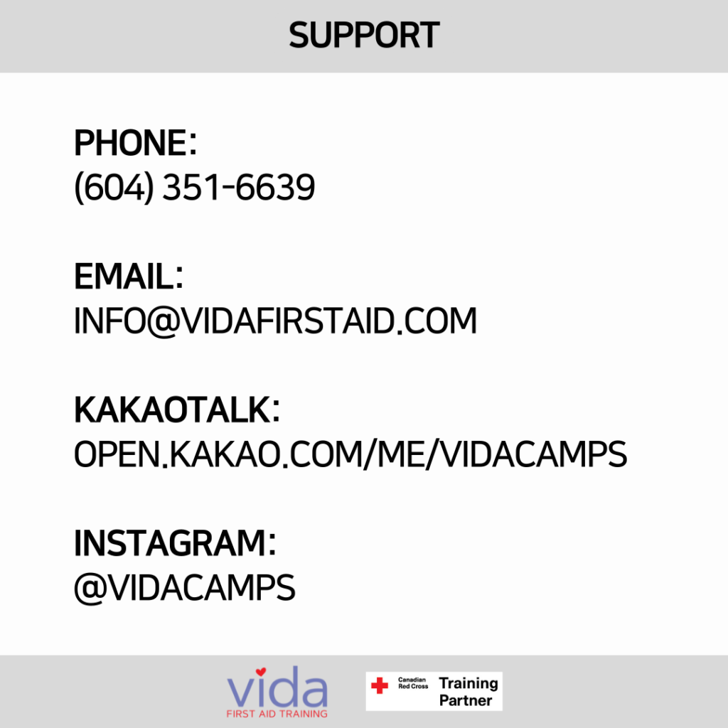 Spring Break Camp Information – Vida First Aid